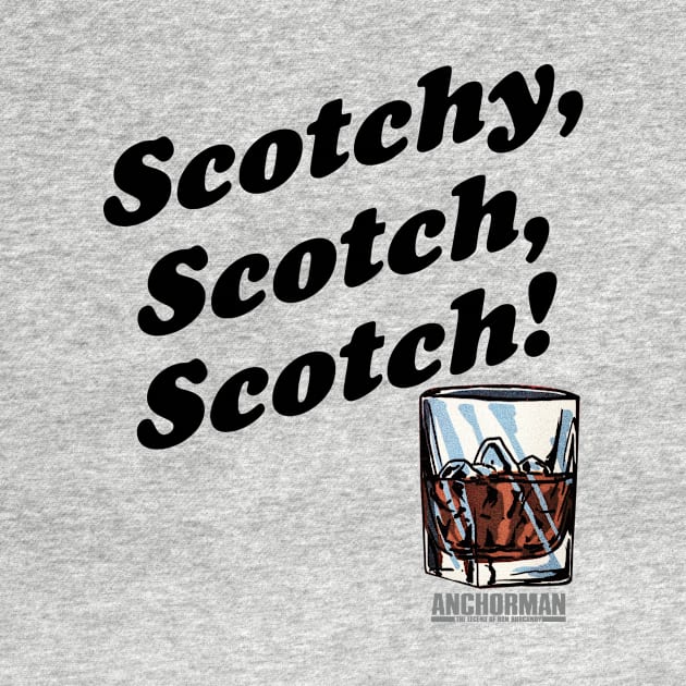 Anchorman Scotchy Scotch Scotch Glass by Story At Dawn 